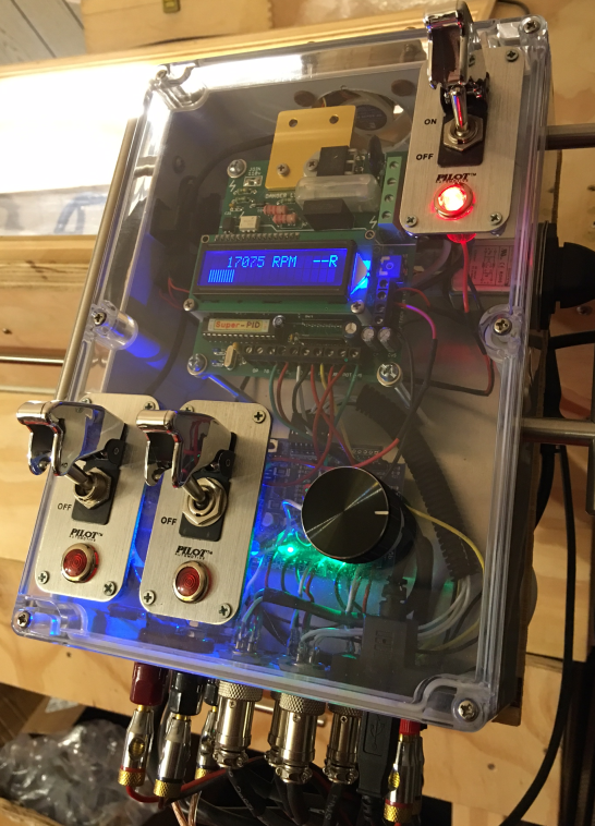 Super-PID v2 installed into insulated enclosure for safety